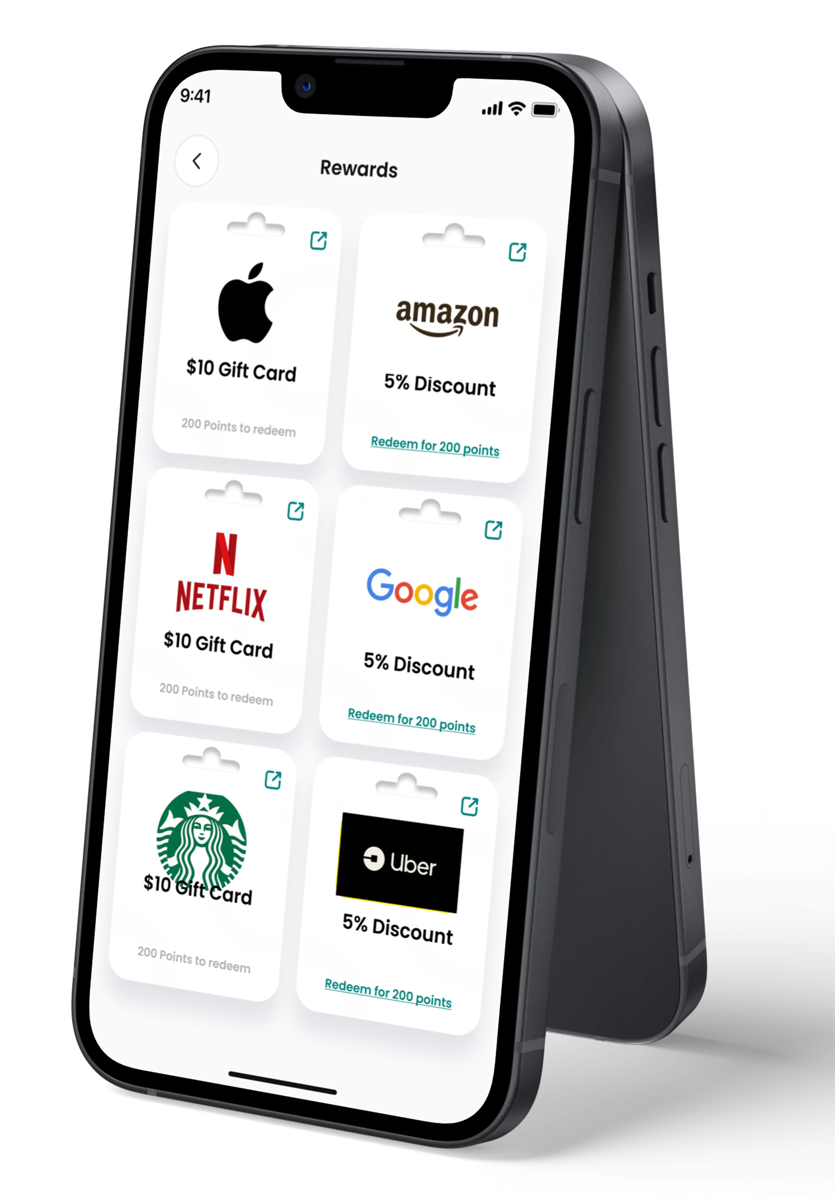 Redeem vouchers in seconds—right from the app.